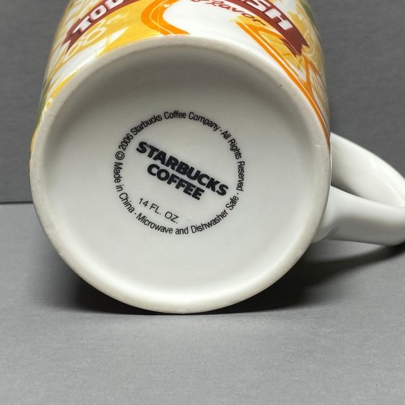 2006 Starbucks Today's Fresh Flavor Cocoagua Coco Coffee Mug Cup 14oz - Picture 9 of 11